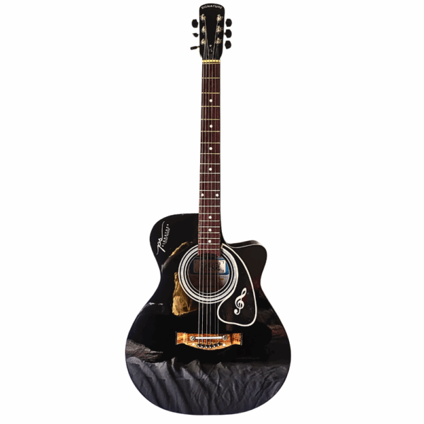 PS Signature Black Glossy Acoustic Guitar