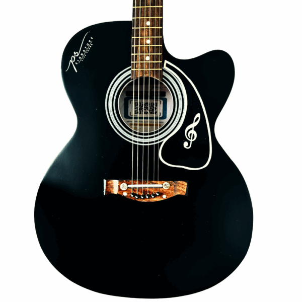 PS Signature Black Matte Acoustic Guitar - Image 6