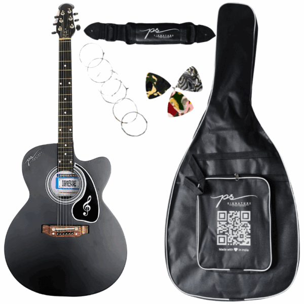 PS Signature Black Matte Acoustic Guitar
