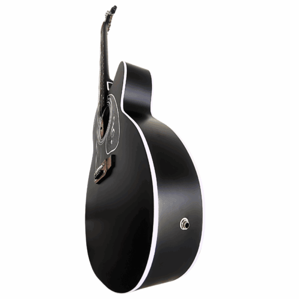 PS Signature Black Matte Acoustic Guitar - Image 2