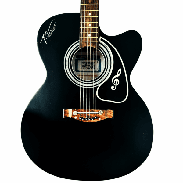 PS Signature Black Matte Acoustic Guitar New Model - Image 4