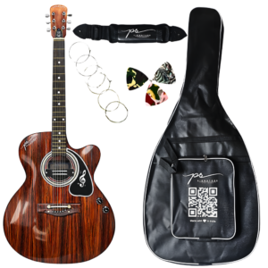 PS Signature Pure Rosewood Glossy Acoustic Guitar with Volume and Tone Control