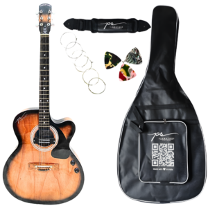 PS Signature 41 inch natural acoustic guitar with volume and tone control